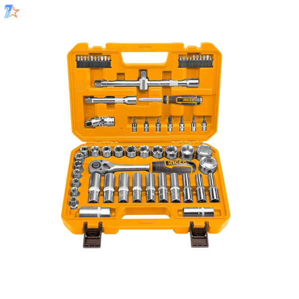 62 Pcs 1/2" Socket Set HKTS12602, Complete Power and Precision for Every Work
